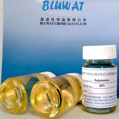 Αγορά Χημικά καθαρισμού νερού για αποστράγγιση χαρτιού πολυαμίνης 8000cps σε απευθείας σύνδεση κατασκευή