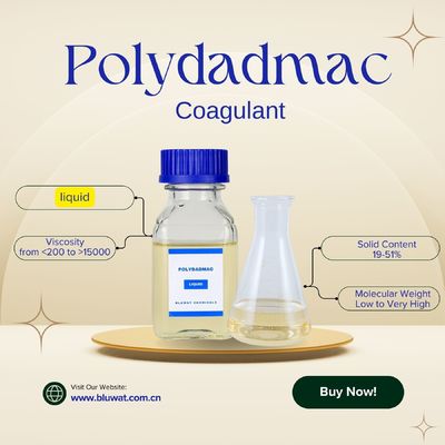 Αγορά Υγρά PolyDADMAC Πολυδιαλδιδιμεθυλαμομμυνικό χλωριούχο Καθαρισμός νερού Χημικά Λιπαρά ύδατα και πόσιμο νερό σε απευθείας σύνδεση κατασκευή