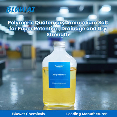 Αγορά Polymeric Quaternary Ammonium Salt Polydadmac for Paper Retention, Drainage and Dry Strength | Bluwat Chemicals σε απευθείας σύνδεση κατασκευή