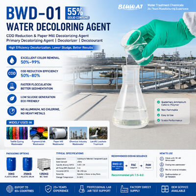 Αγορά Bwd-01 Αποχρωματιζόμενος παράγοντας για την μείωση του γάδου και του χαρτιού σε απευθείας σύνδεση κατασκευή