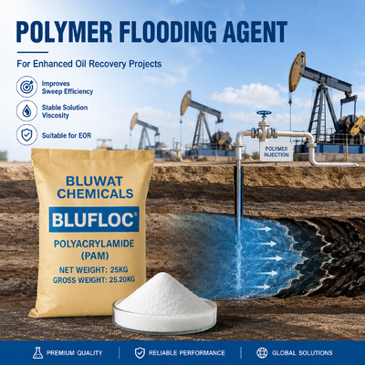 Αγορά BLUFLOC HA7525 Anionic PAM 20 to 100 Mesh for Drilling Mud Control Loss Fluid Live in Oilfield Applications σε απευθείας σύνδεση κατασκευή