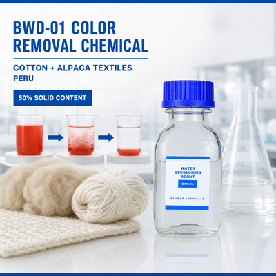 Αγορά BWD-01 Χημικά αποχρωματικά για τα υφαντικά λυμάτων βαμβακιού και αλπάκας στο Περού σε απευθείας σύνδεση κατασκευή