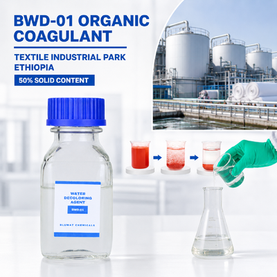 Αγορά BWD-01 Οργανικό πηκτικό για την επεξεργασία λυμάτων βαφής σε βιομηχανικό πάρκο κλωστοϋφαντουργίας στην Αιθιοπία σε απευθείας σύνδεση κατασκευή