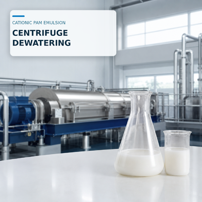 Αγορά PAM Emulsion Kationik untuk Pengeringan Lumpur Aktif dengan Sentrifugal σε απευθείας σύνδεση κατασκευή