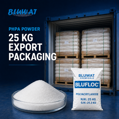 Αγορά 25 kg σακούλας PHPA σκόνης για εξαγωγή και επεξεργασία σε εξέδρα σε απευθείας σύνδεση κατασκευή