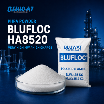 Αγορά BLUFLOC HA8520 PHPA σκόνη - Πολύ υψηλό μοριακό βάρος, υψηλό φορτίο σε απευθείας σύνδεση κατασκευή