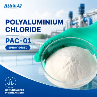 Αγορά 30% Min. Al2O3 Ψεκασμένο 25kg Sac PAC-01 Polyaluminium Chloride για προεπεξεργασία υπογείων υδάτων σε απευθείας σύνδεση κατασκευή