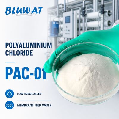 Αγορά 00,1% Max. Αδιαλυτές λευκή σκόνη 25kg σακούλα PAC-01 πολυαλουμινίου χλωριούχο για το νερό τροφοδοσίας μεμβράνης σε απευθείας σύνδεση κατασκευή