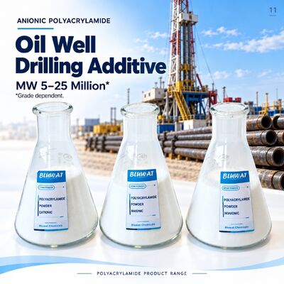 Αγορά 89% Minimum Solid Content 5-25 Million Molecular Weight Anionic Polyacrylamide APAM 20-100 Mesh for Drilling Fluid σε απευθείας σύνδεση κατασκευή