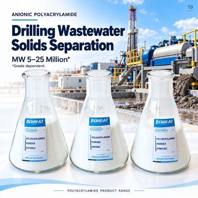 Αγορά Anionic Polyacrylamide APAM 5-25 Million MW 89% Min Solid for Drilling Wastewater Solids Separation CAS 9003-05-8 ISO 9001 Manufacturer 25kg PE Bag σε απευθείας σύνδεση κατασκευή