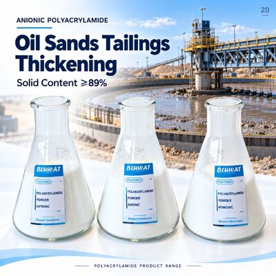 Αγορά Anionic Polyacrylamide APAM 20-100 Mesh 89% Min Solid for Oil Sands Tailings Thickening CAS 9003-05-8 ISO 9001 Manufacturer 750kg Net Big Bag σε απευθείας σύνδεση κατασκευή