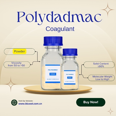 Σκόνη PolyDADMAC PDADMAC PDMDAAC Αγγειοποίηση και Φλοκάλωση Μείωση του όγκου του λάσπης