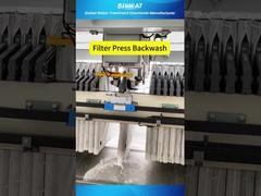 #Demo επεξεργασία λυμάτων #FilterPress Backwash επεξεργασία νερού από #BluwatChemicals